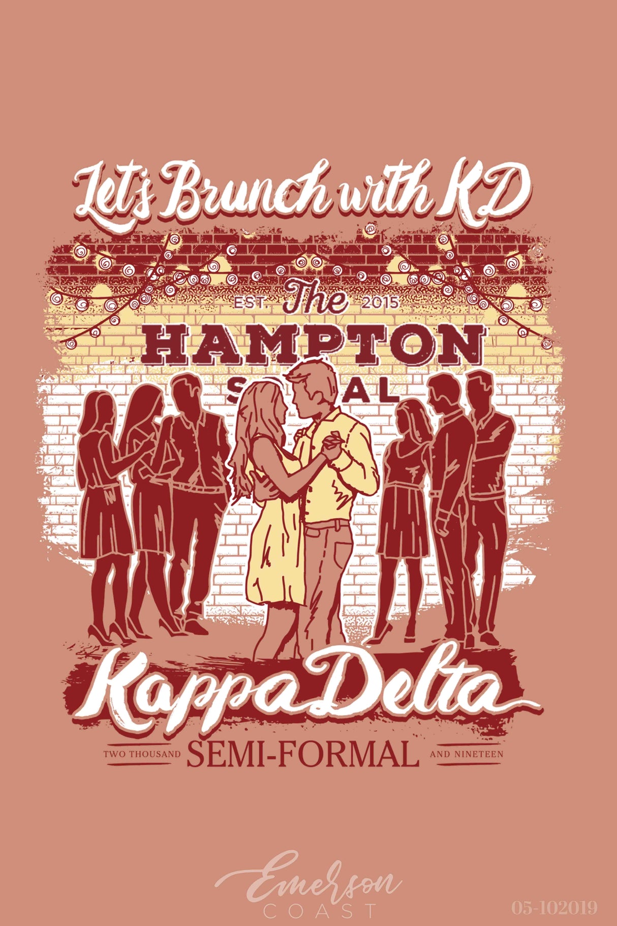 Kappa Delta Florida Gulf Coast University Semi-Formal REDESIGN T-shirt