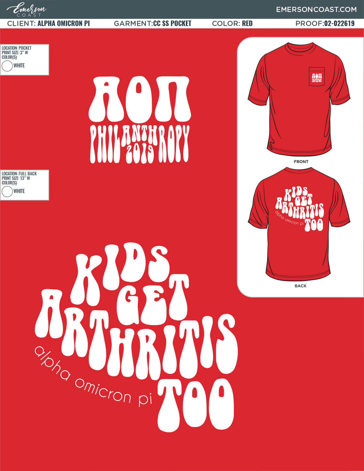 02-022619 Alpha Omicron Pi University of Arkansas Fort Smith Philanthropy 2019