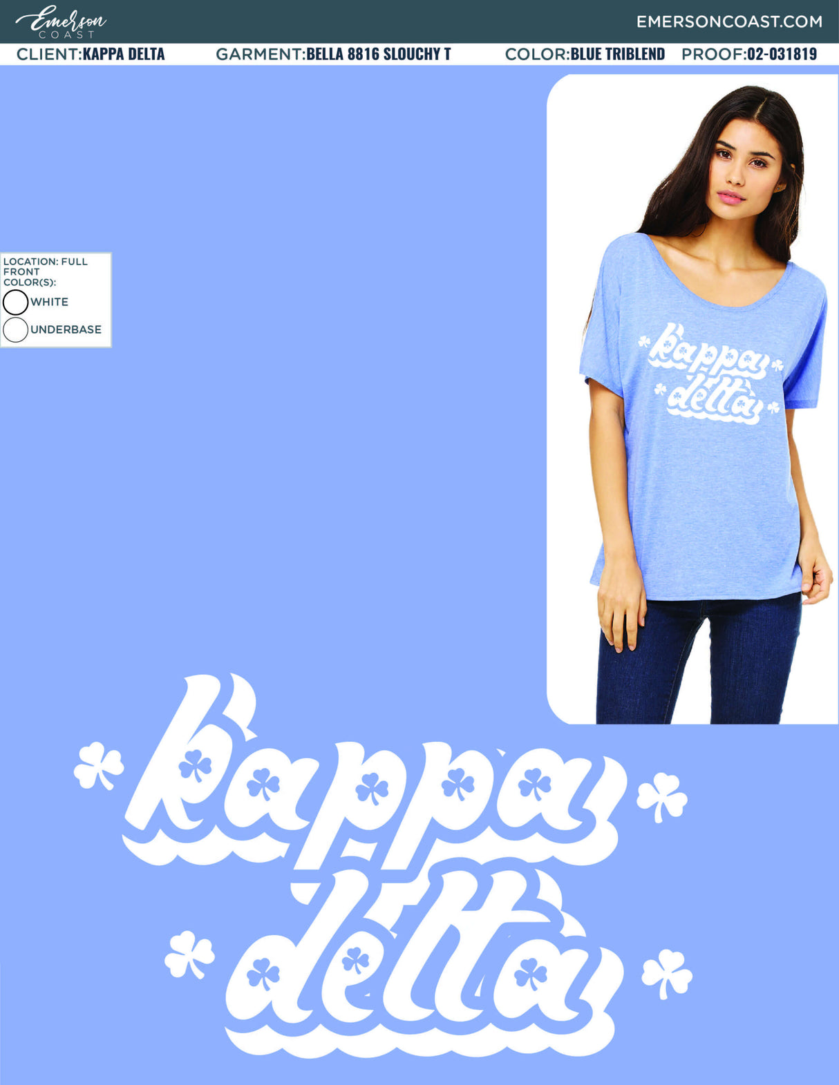 02-031819 Kappa Delta Middle Tennessee State University Shamrock 2019-01