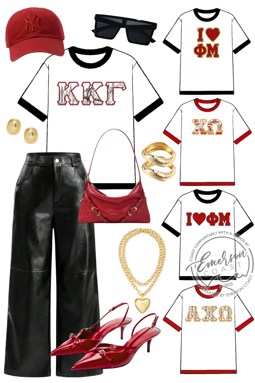 Alpha Chi Omega NYC Themed Bid Day Jersey