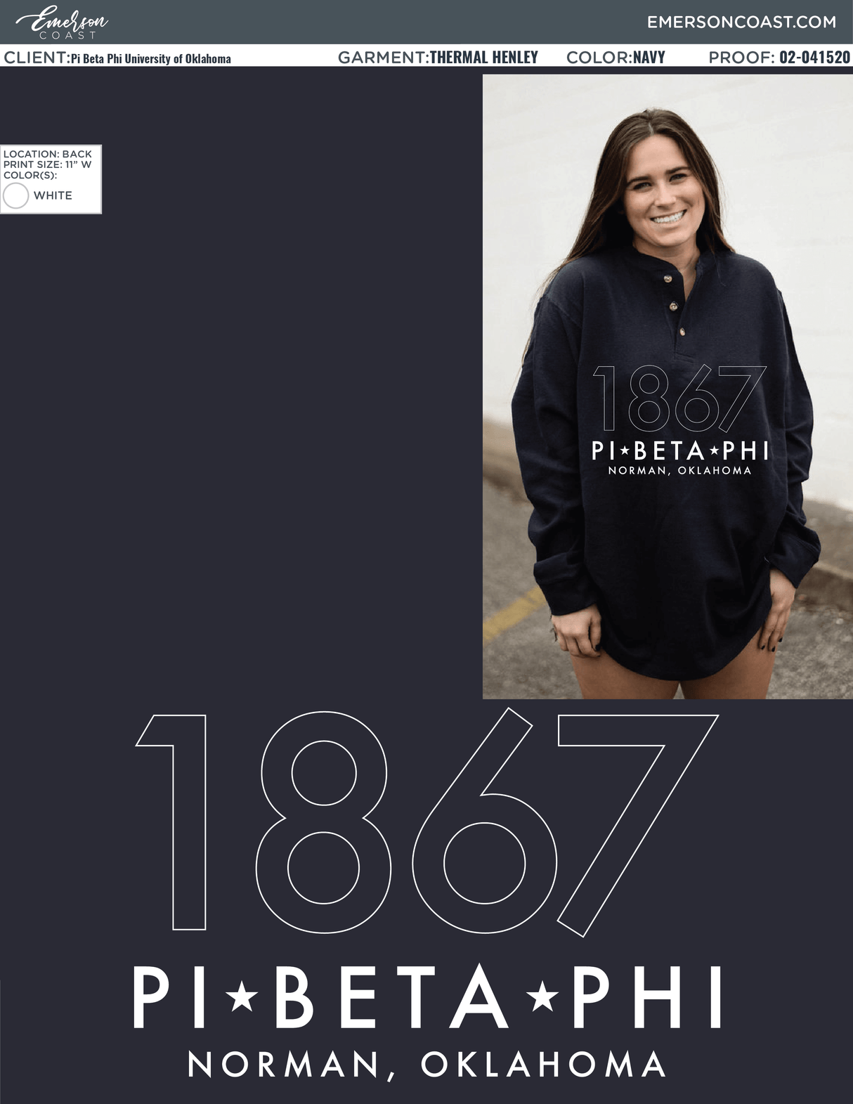 02-041520 Pi Beta Phi University of Oklahoma Thermal Henley 2020-01