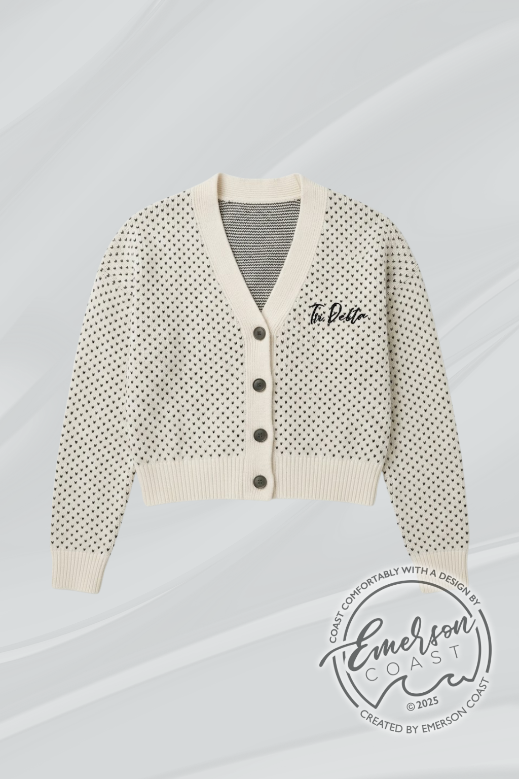 Emerson Coast Exclusive Polka Dot Cardigan
