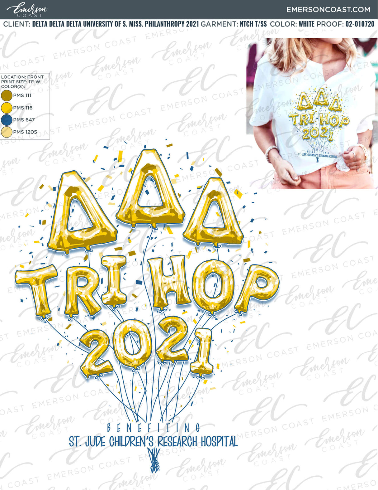 02-010720 Delta Delta Delta University of Southern Mississippi Philanthropy 2021