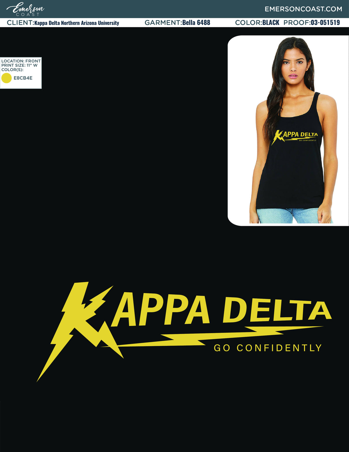 03-051519 Kappa Delta Northern Arizona University Lightning 2019-01