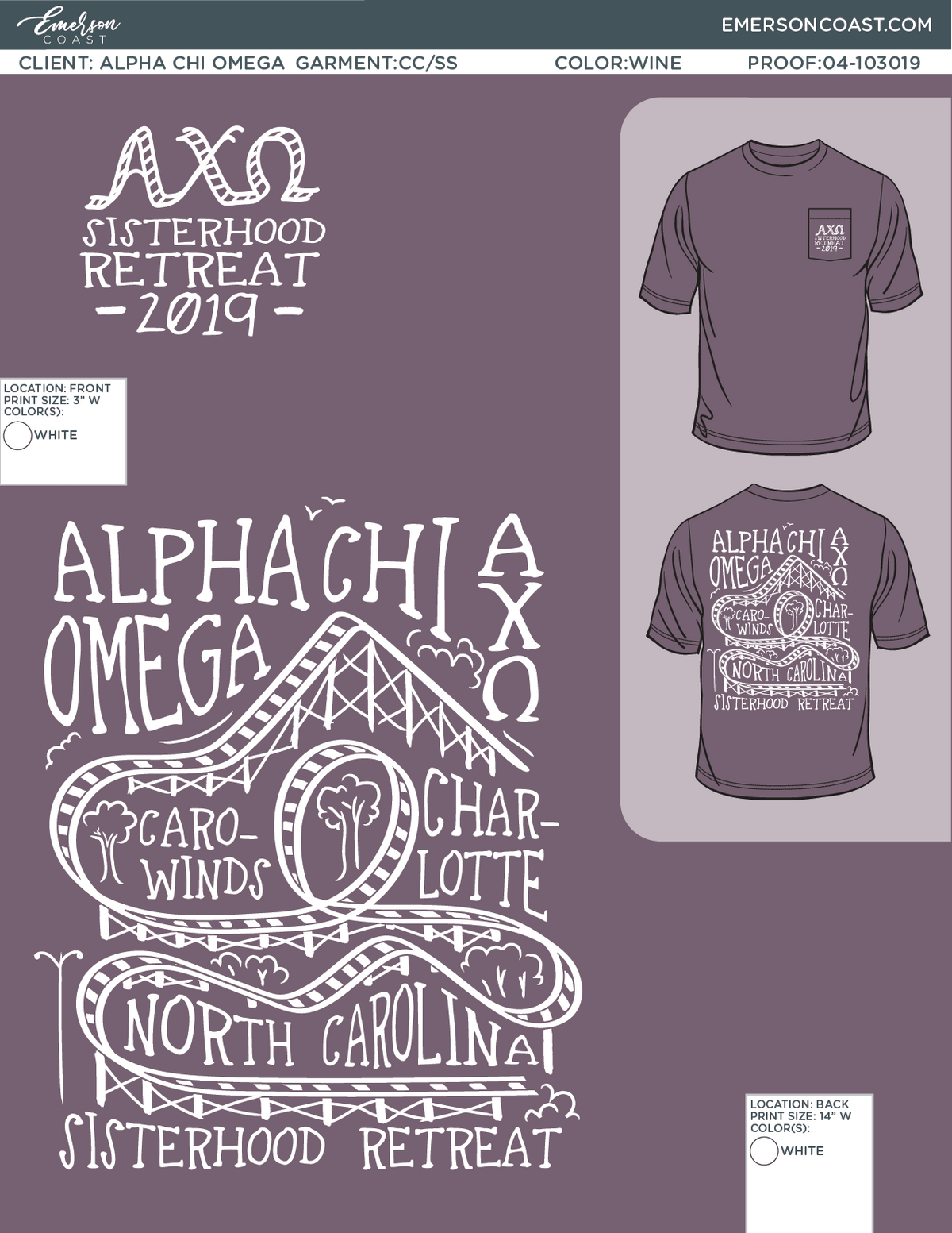 04-103019 Alpha Chi Omega University of North Carolina at Charlotte Sisterhood Retreat 2019-01