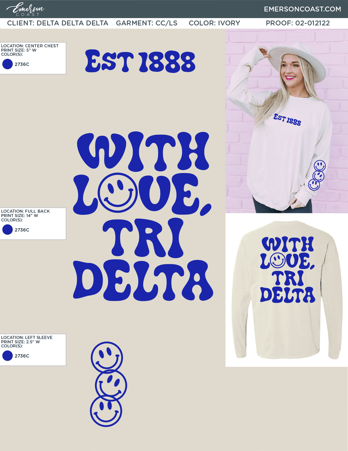 02-012122 Delta Delta Delta Auburn University Long Sleeve 2022