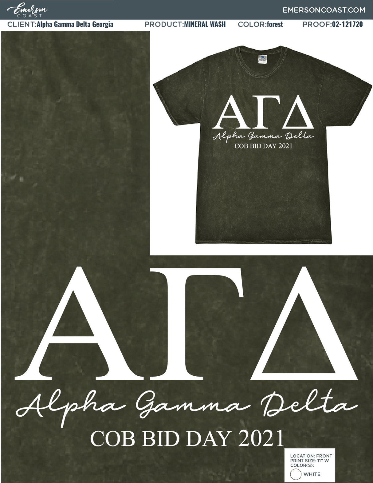 02-121720 Alpha Gamma Delta Georgia College and State University Bid Day 2020-02