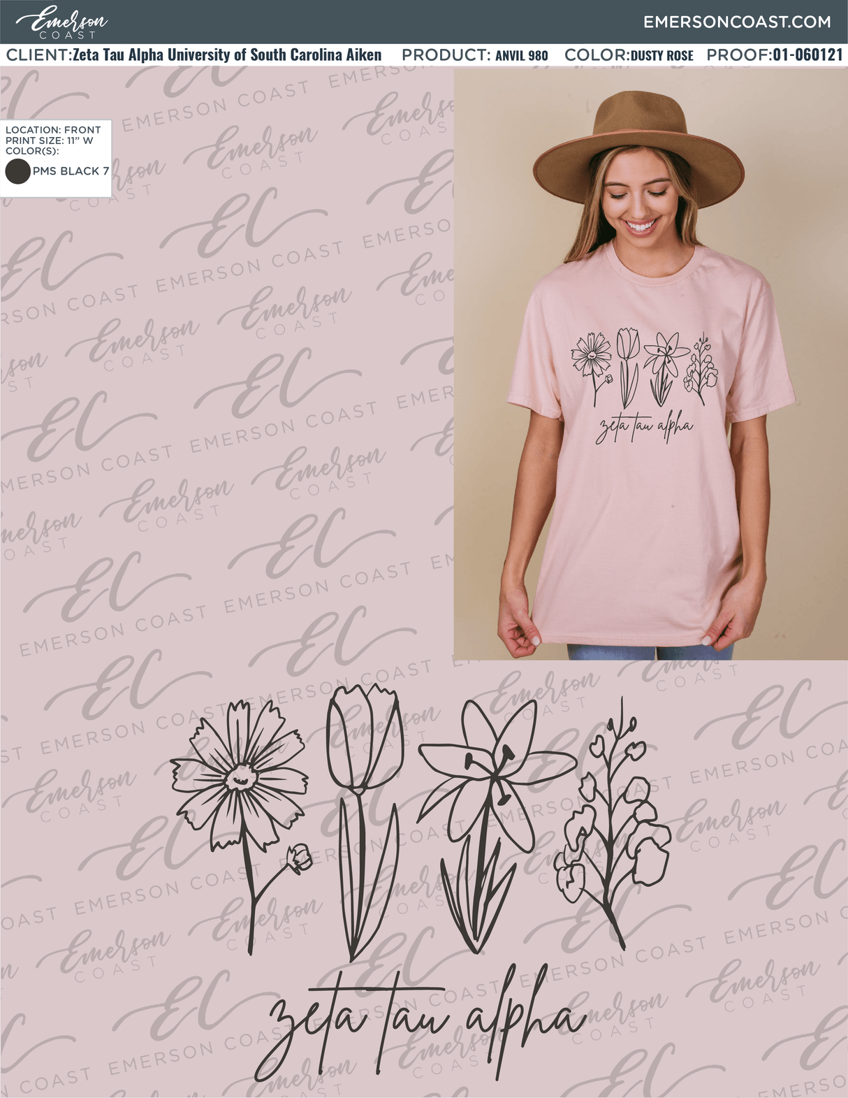 01-060121 Zeta Tau Alpha University of South Carolina Aiken Flower Recruitment 2021-01