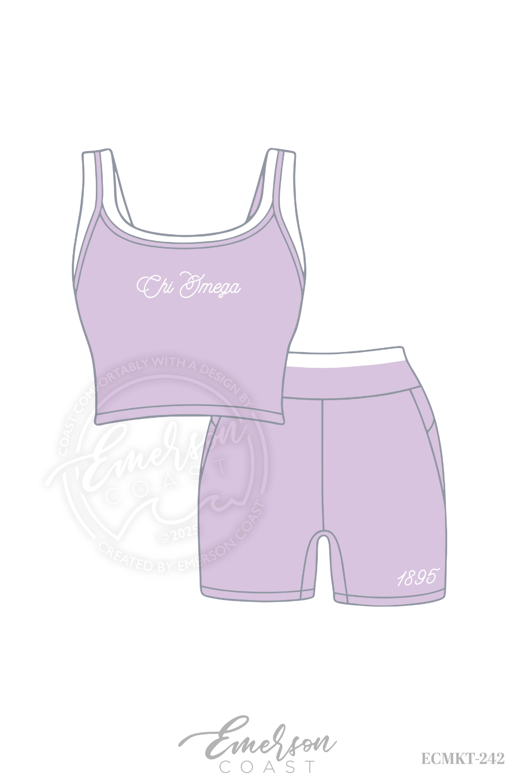 Chi Omega Work Week Athletic Set