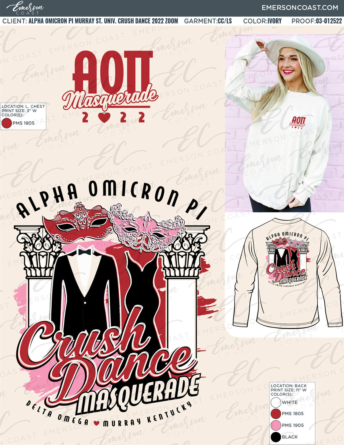 03-012522 Alpha Omicron Pi Murray State University Crush Dance 2022