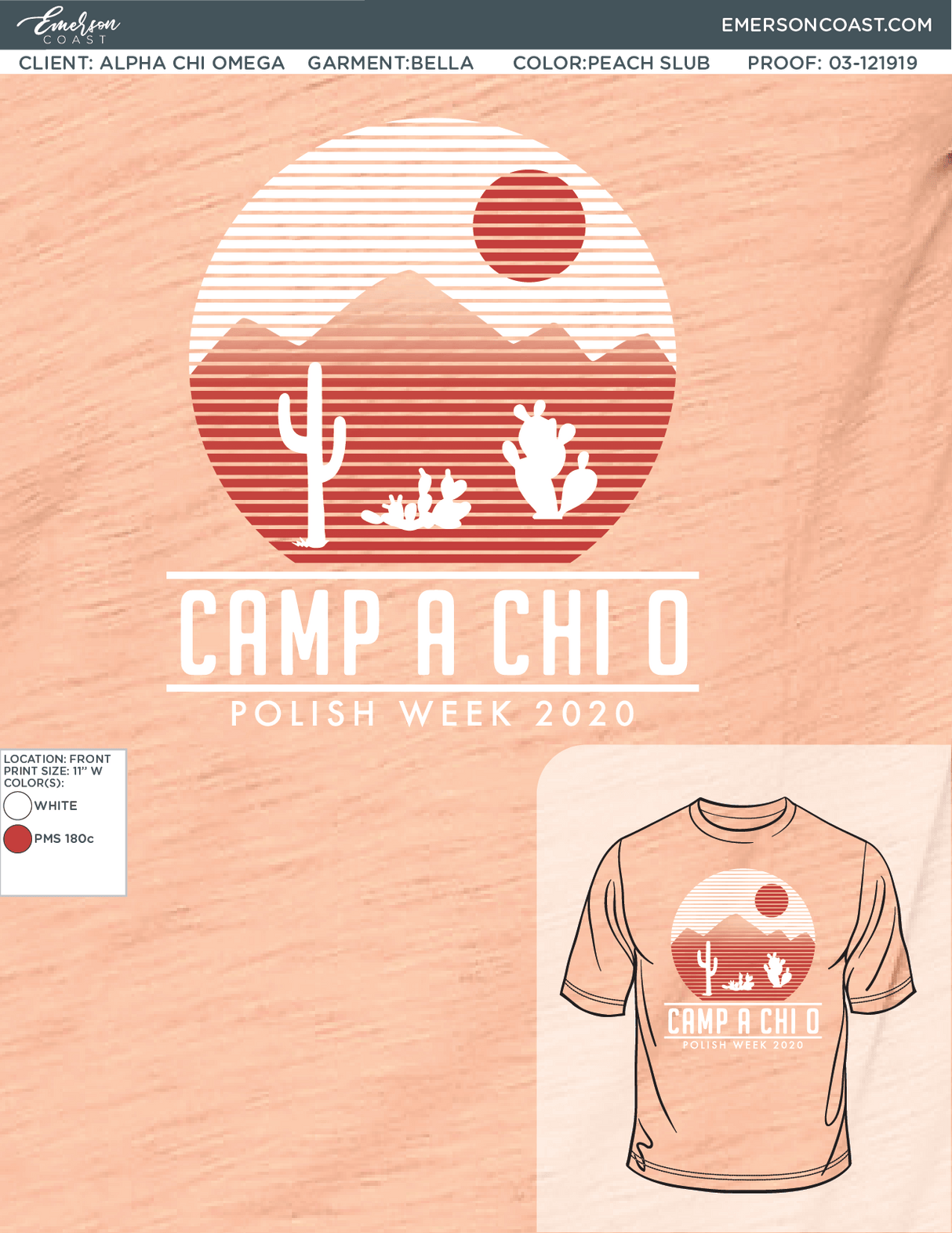 03-121919 Alpha Chi Omega University of North Carolina Greensboro Polish Week 2020