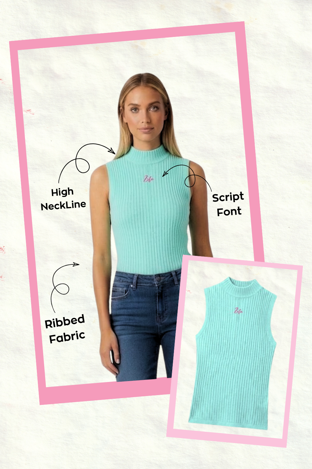 Emerson Coast Exclusive Mock Neck Tank