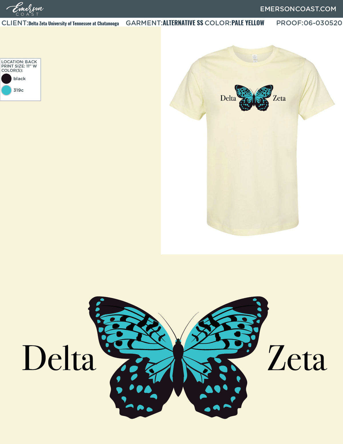 06-030520 Delta Zeta University of Tennessee at Chatanooga Butterfly 2020-01