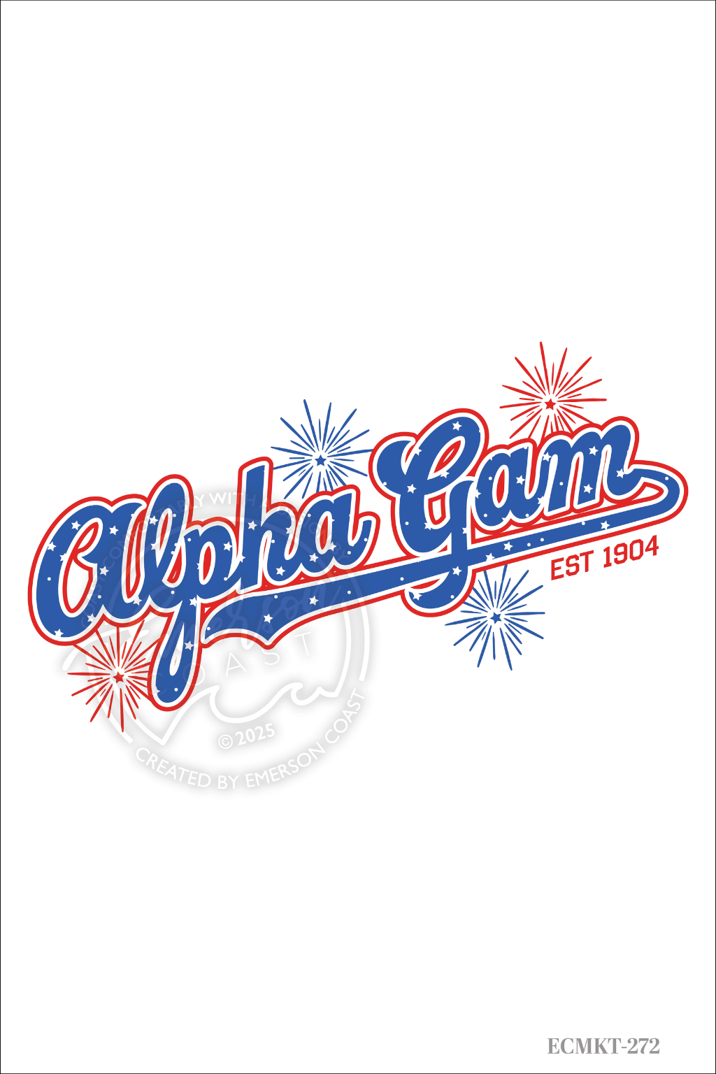 Alpha Gamma Delta American Work Week Tee