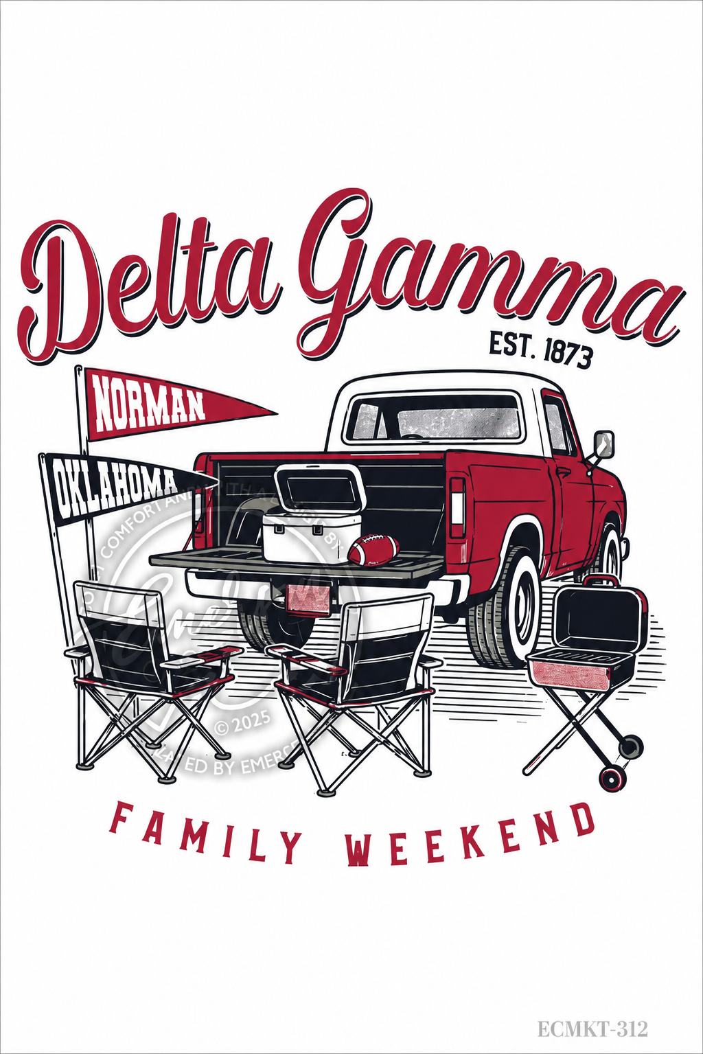 Delta Gamma Fun Family Weekend Tshirt
