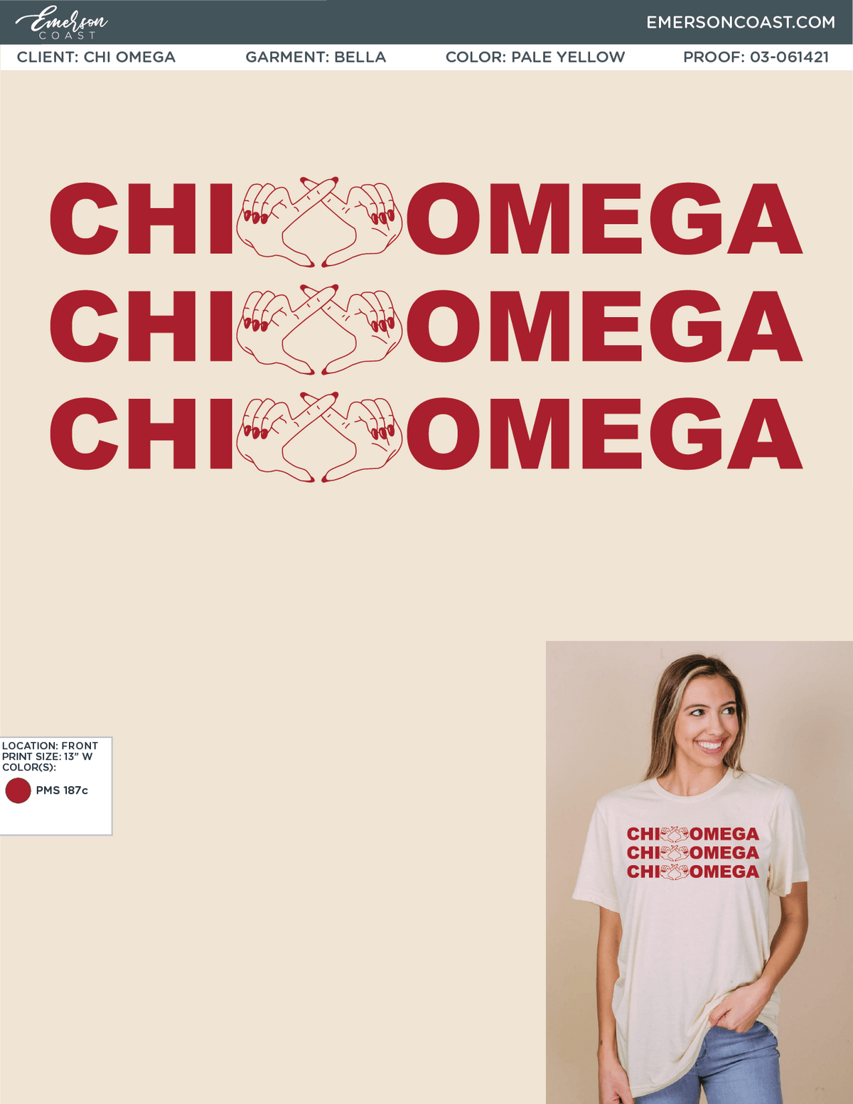 03-061421 Chi Omega University of Tennessee at Chattanooga Hand Sign Recruitment 2021-01