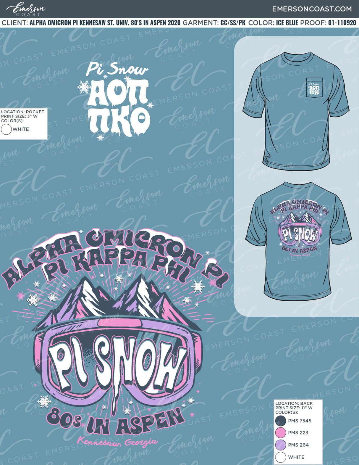 01-110920 Alpha Omicron Pi Kennesaw State University 80's in Aspen 2020