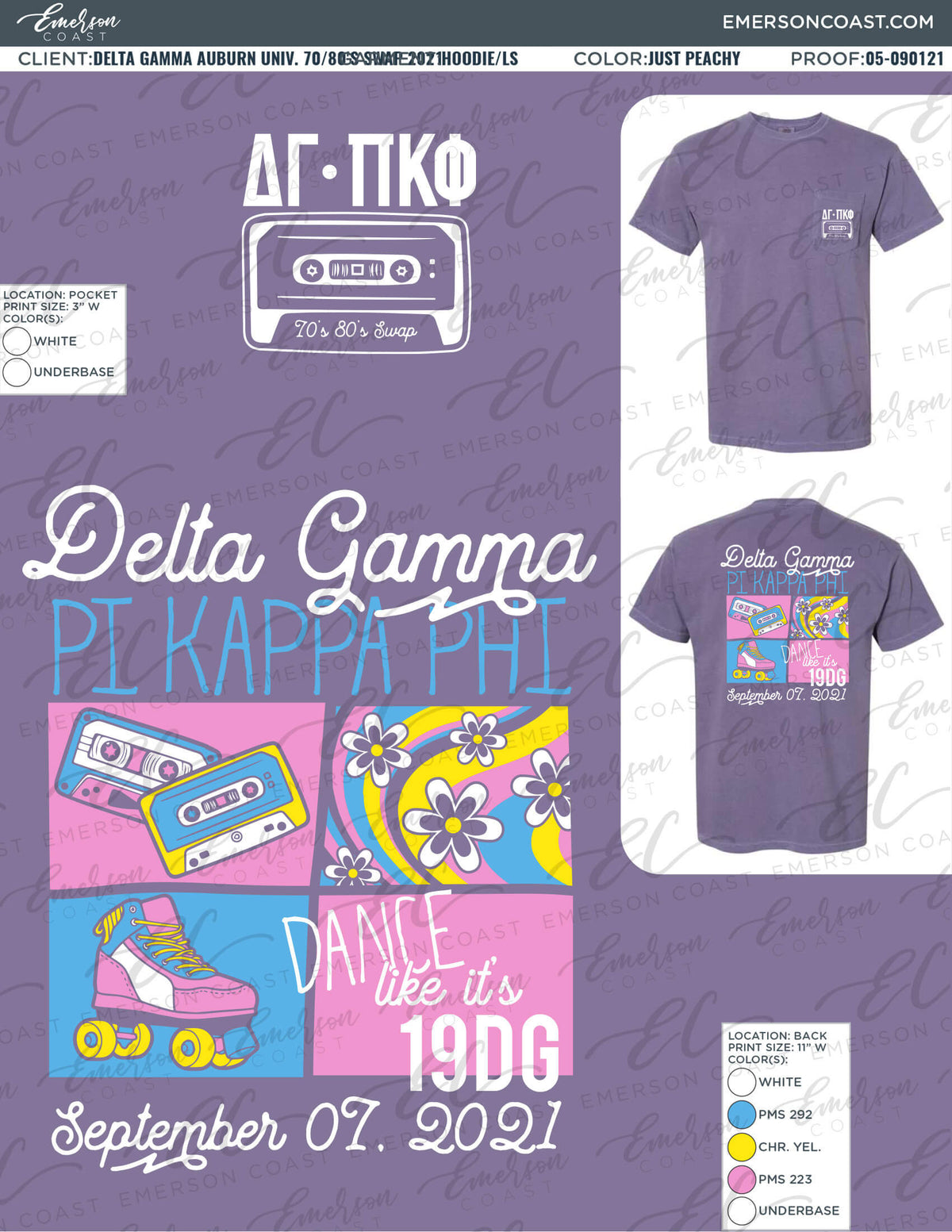 05-090121 Delta Gamma Auburn University 70 80's Swap 2021