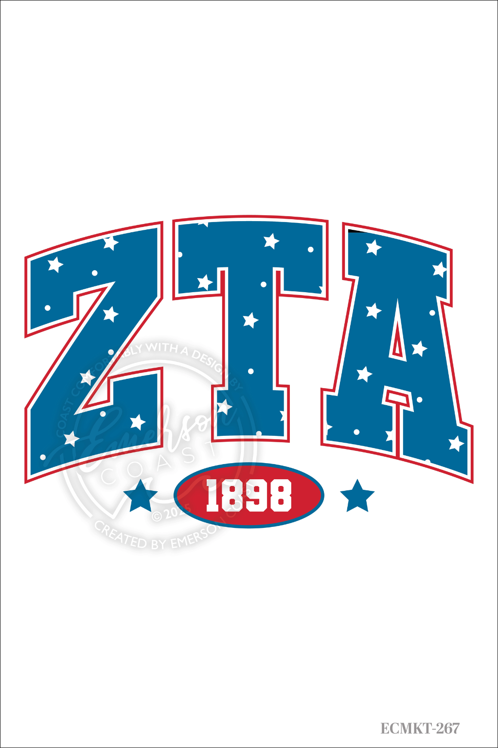 Zeta Tau Alpha 4th of July Work Week Tank