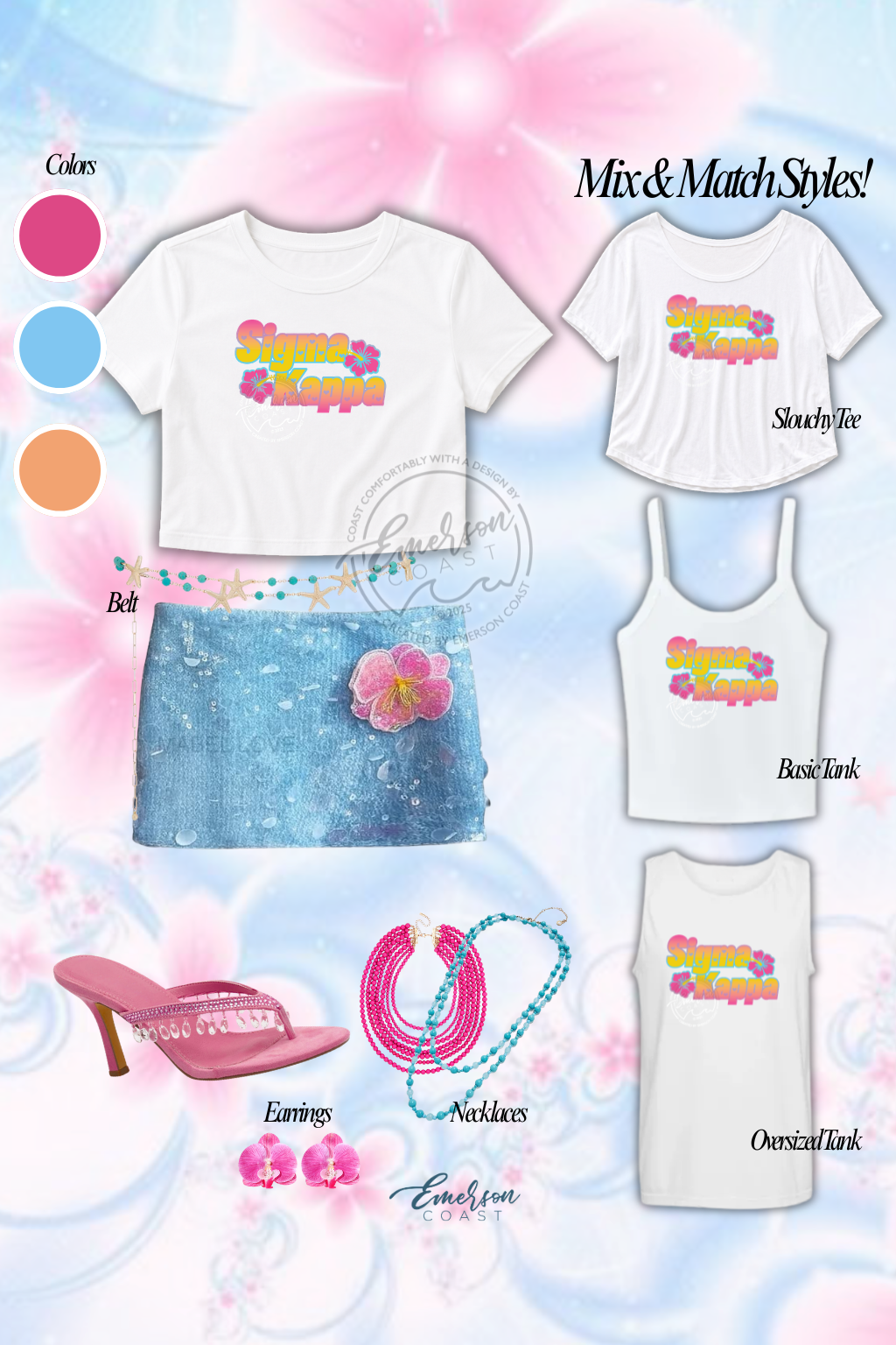 Sigma Kappa Midnight Paradise Bid Day Tee