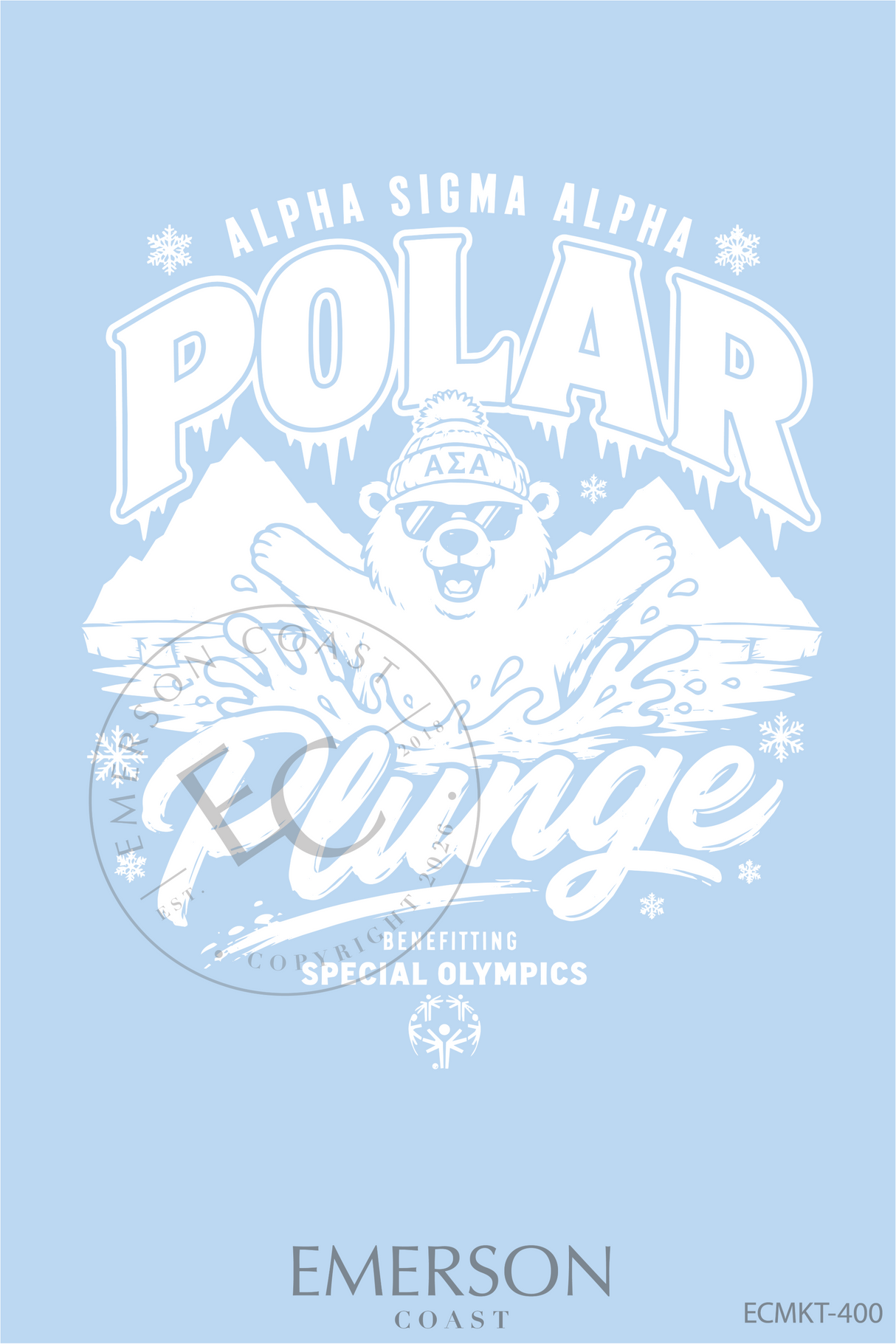 Alpha Sigma Alpha Polar Plunge T-Shirt