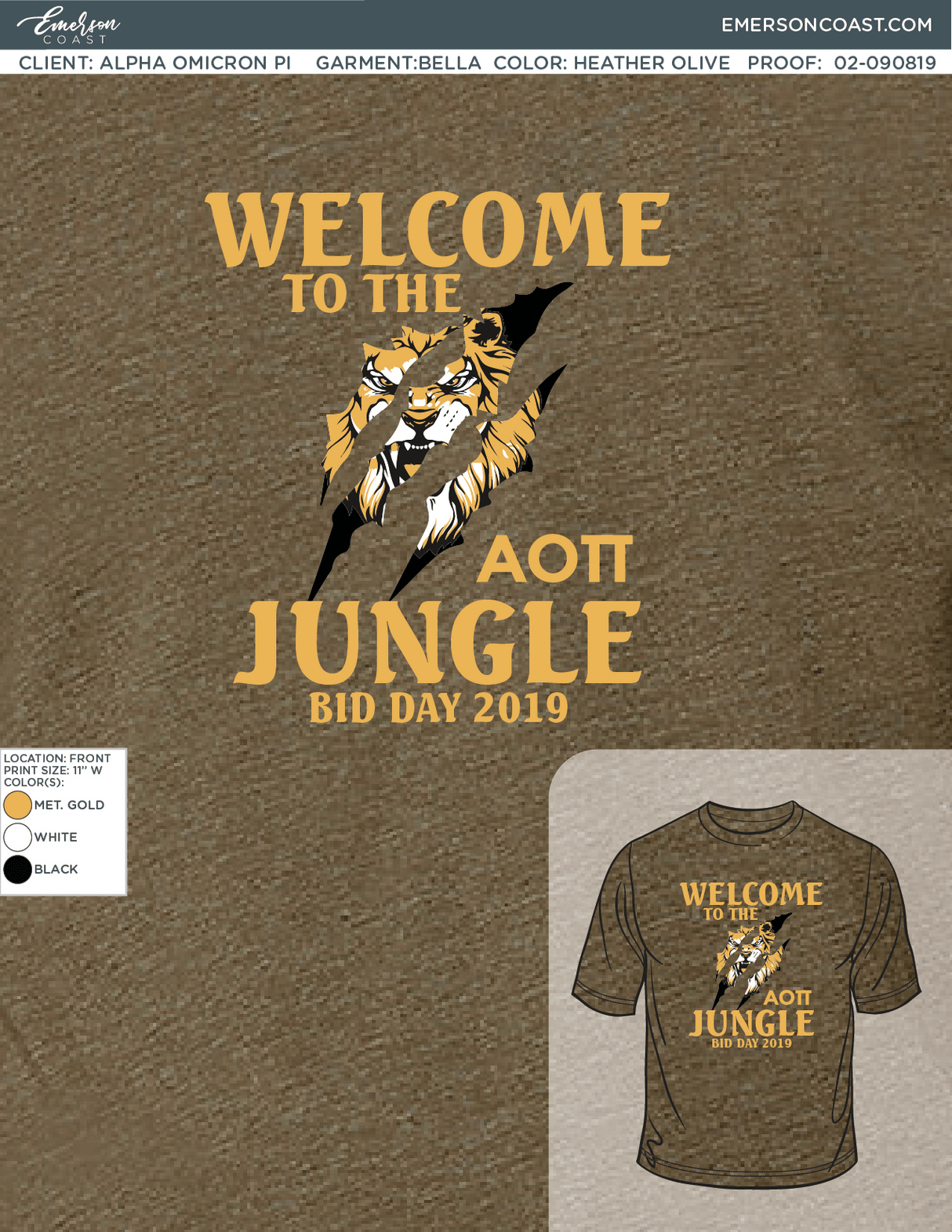 02-090819 Alpha Omicron Pi Western Michigan University Bid Day 2019-01