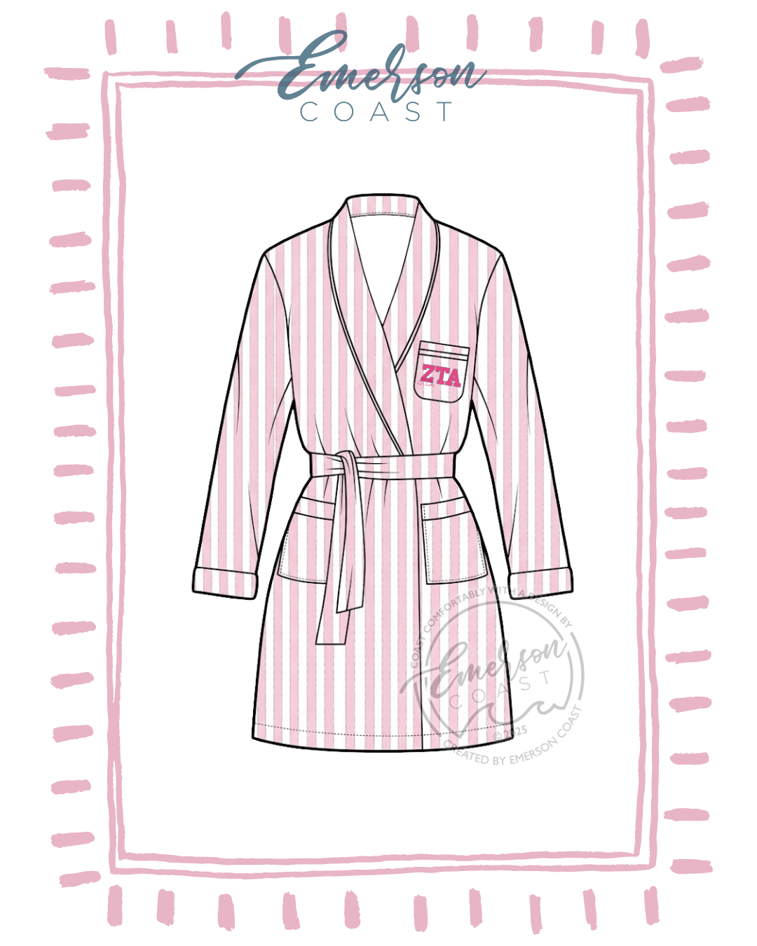 Emerson Coast Exclusive Striped Robe