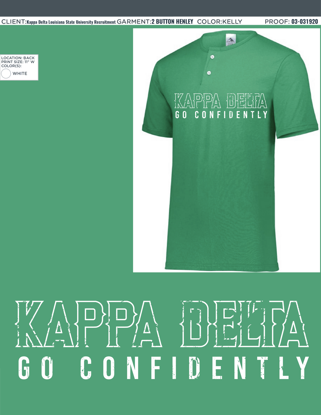 03-031920 Kappa Delta Louisiana State University Recruitment 2020-01