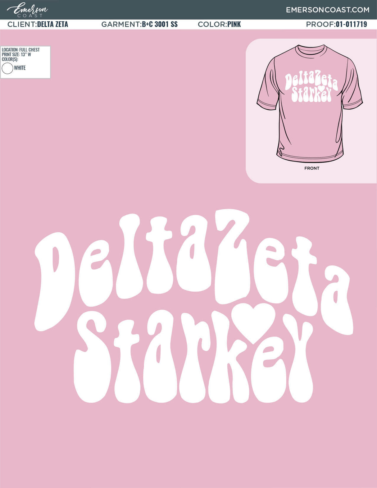 01-011719 Delta Zeta University of Central Arkansas Love 2019
