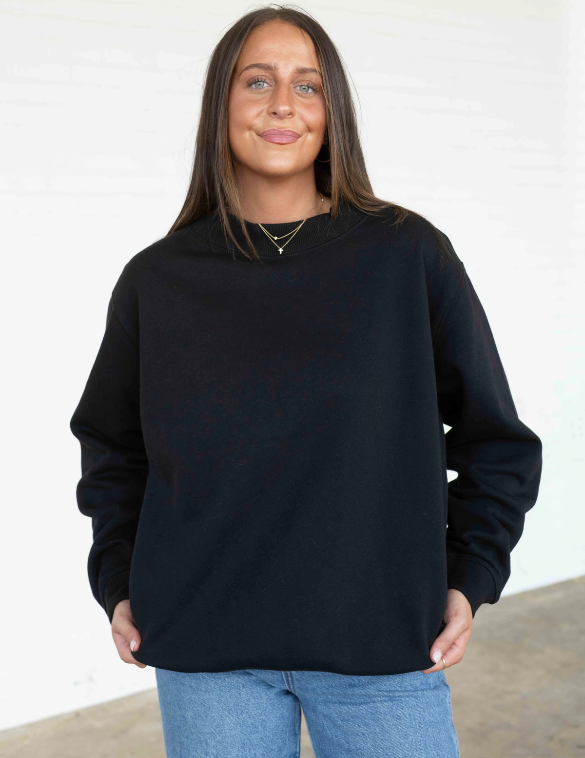 LAT Unisex Mockneck Fleece Sweatshirt