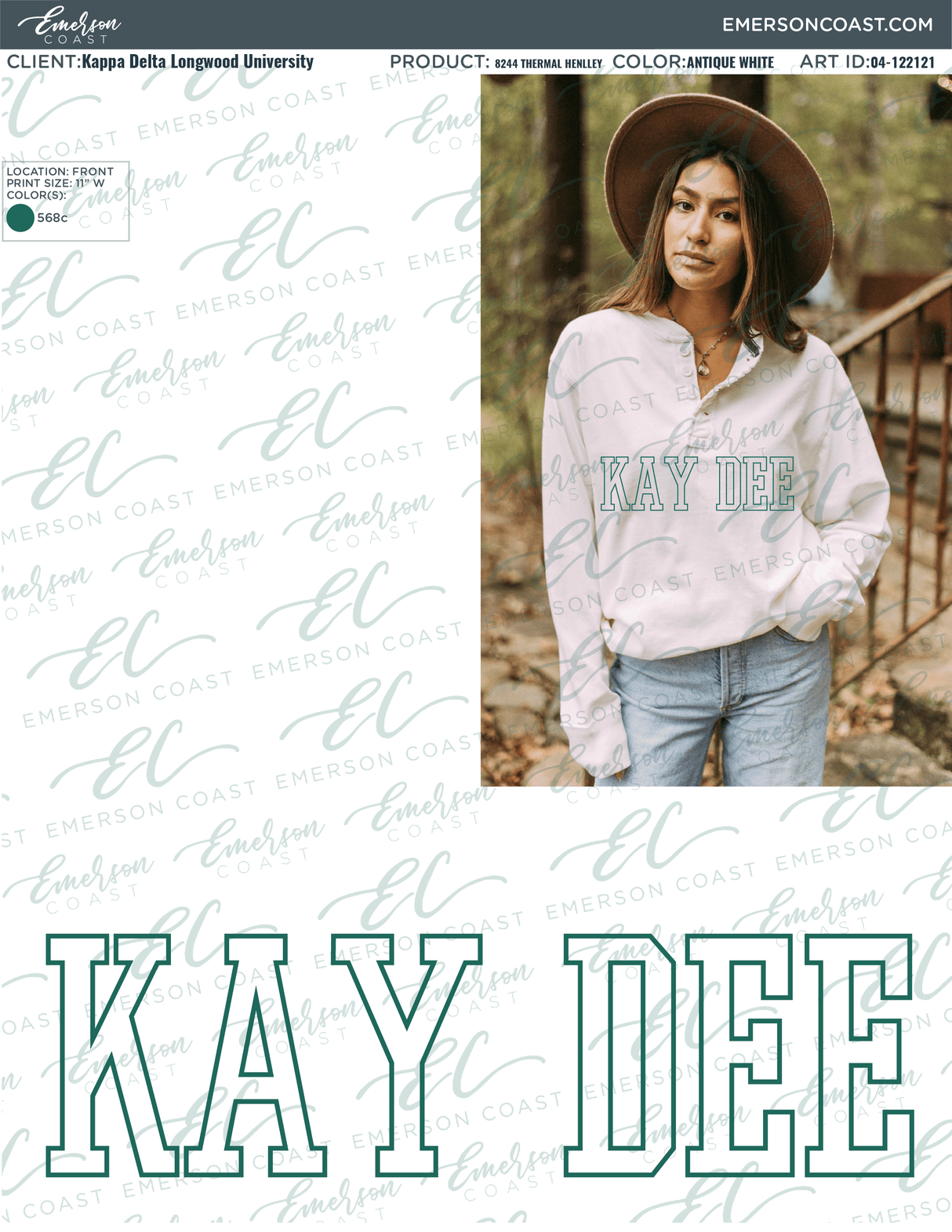 04-122121 Kappa Delta Longwood University Bid Day Henley 2021
