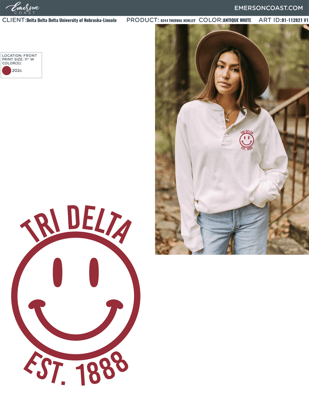 01-112821 Delta Delta Delta University of Nebraska-Lincoln Henley 2021-01