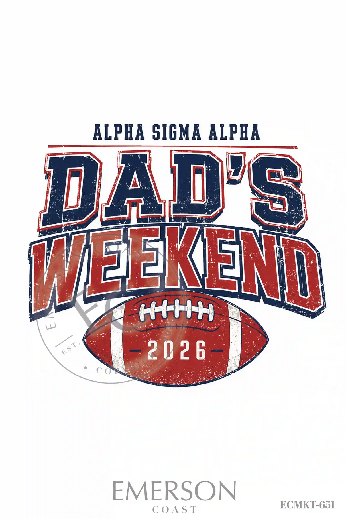 Alpha Sigma Alpha Dads Weekend T-Shirt