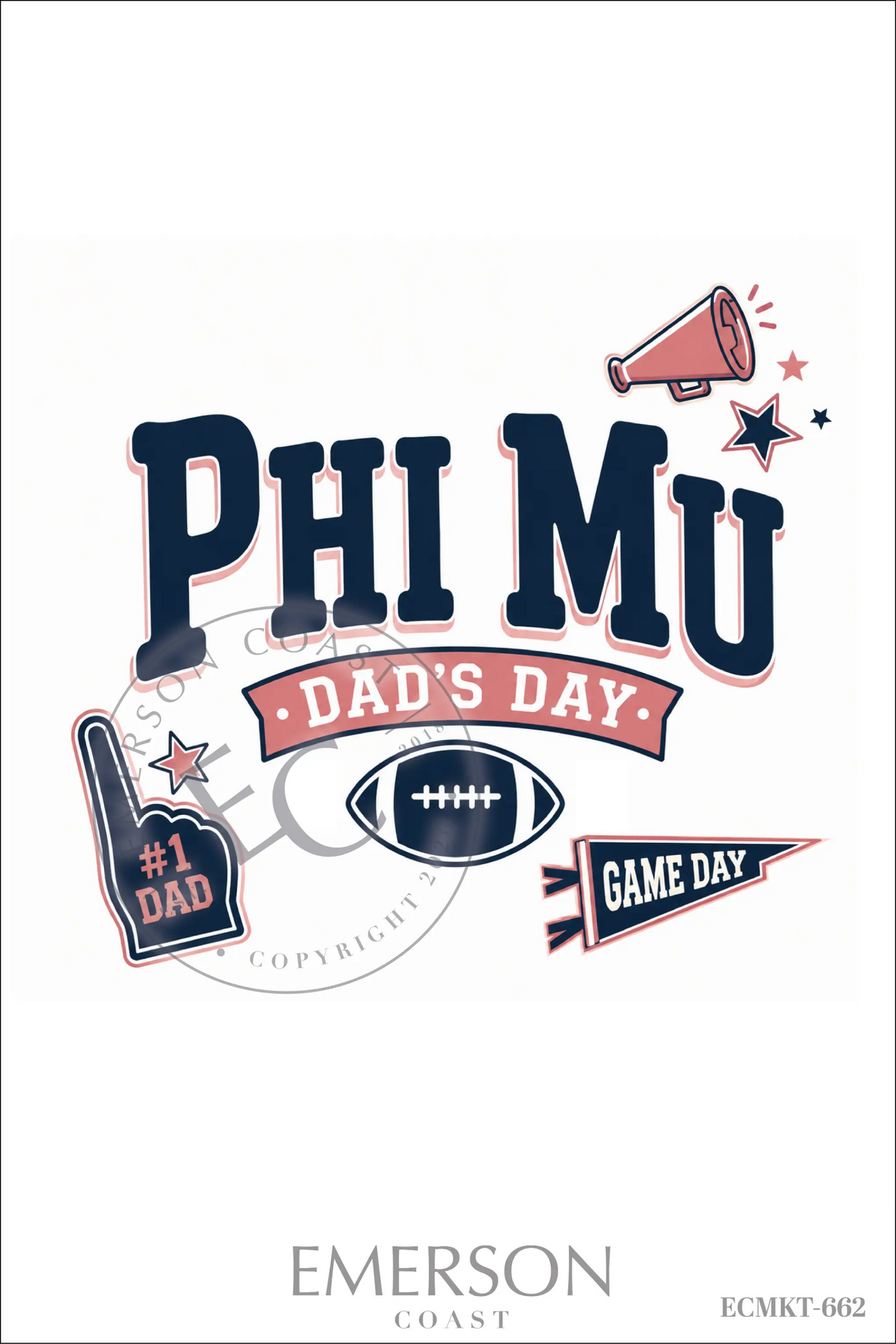 Phi Mu Dads Day T-Shirt