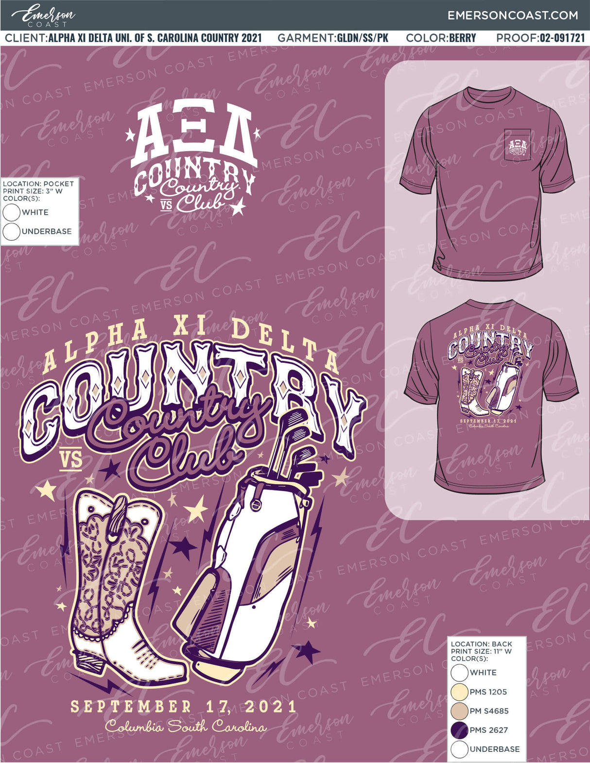 02-091721 Alpha Xi Delta University of South Carolina Country 2021