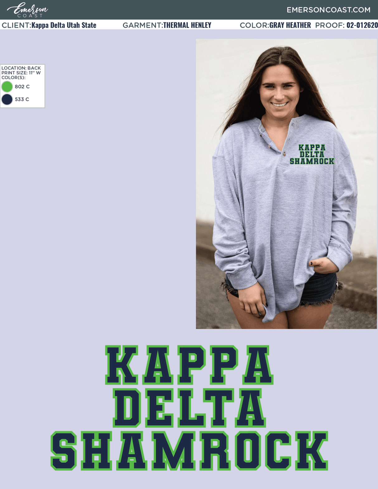 02-012620 Kappa Delta Utah State University Shamrock 2020-01