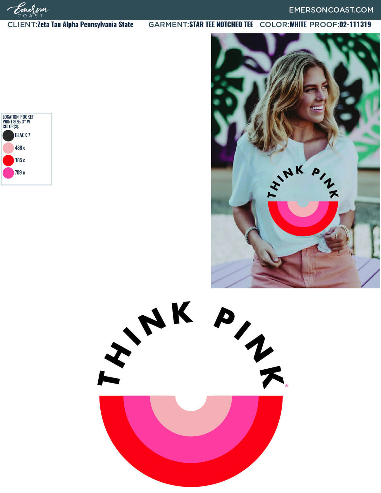 02-111319 Zeta Tau Alpha Pennsylvania State University Think Pink Circle 2019 -01