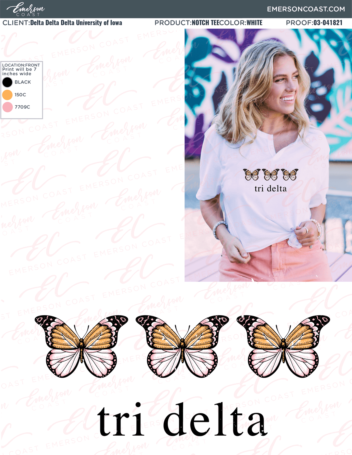 03-041821 Delta Delta Delta University of Iowa Recruitment Butterfly 2021