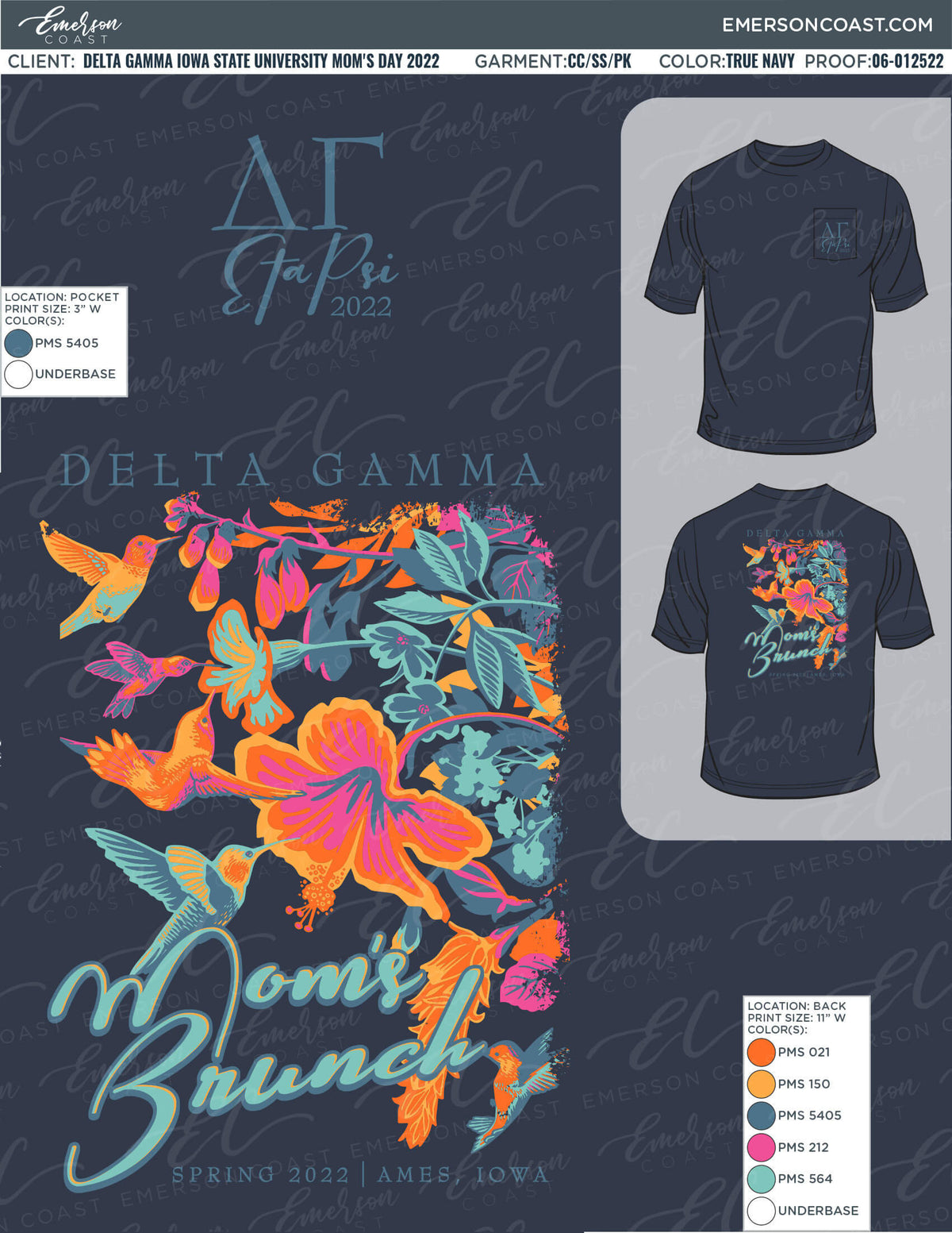 06-012522 Delta Gamma Iowa State University Mom's Day 2022 TR NAVY