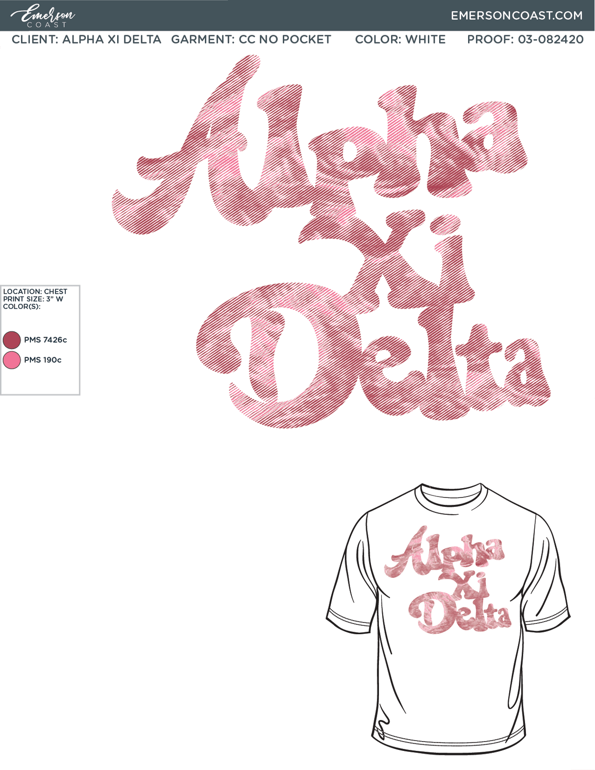 03-082420 Alpha Xi Delta Monmouth University White tee 2020-01