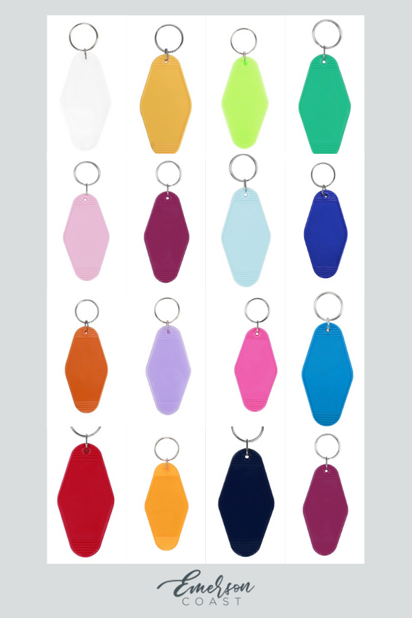 Sorority Retro Motel Keychain