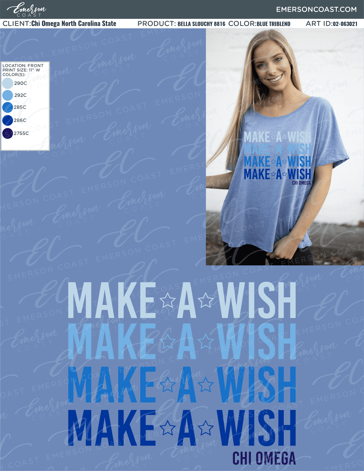 02-063021 Chi Omega North Carolina State University Make A Wish 2021