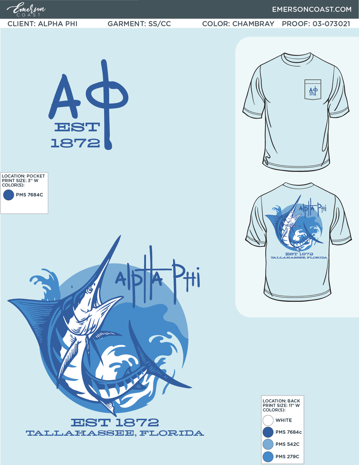 03-073021 Alpha Phi Florida State University Move In Day Shirts 2021-02
