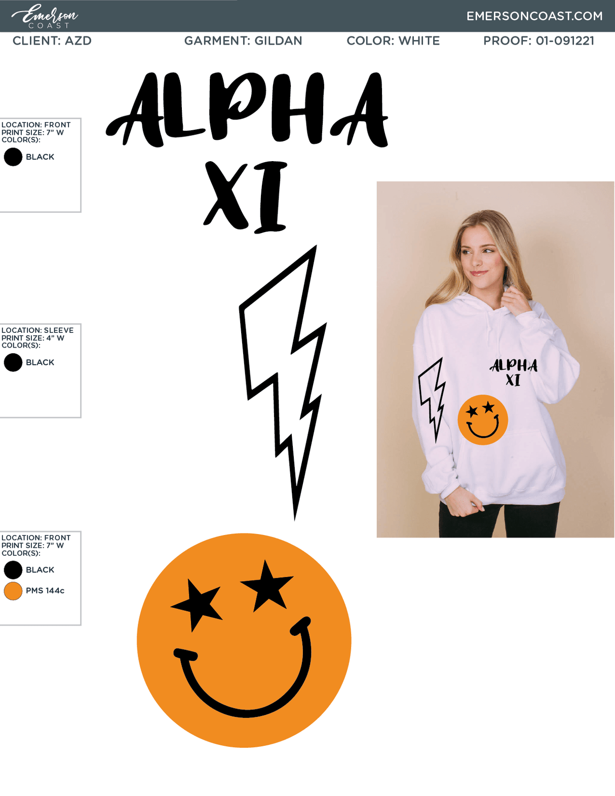 01-091221 Alpha Xi Delta Kennesaw State University Sweatshirt 2021 2021-01