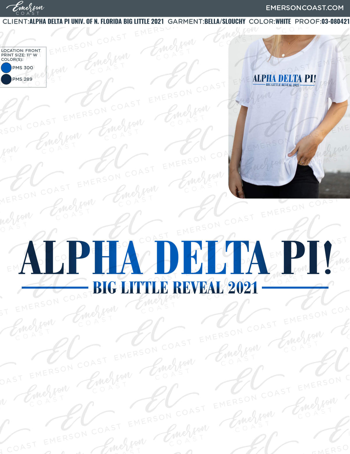 03-080421 Alpha Delta Pi University of North Florida Big Little 2021