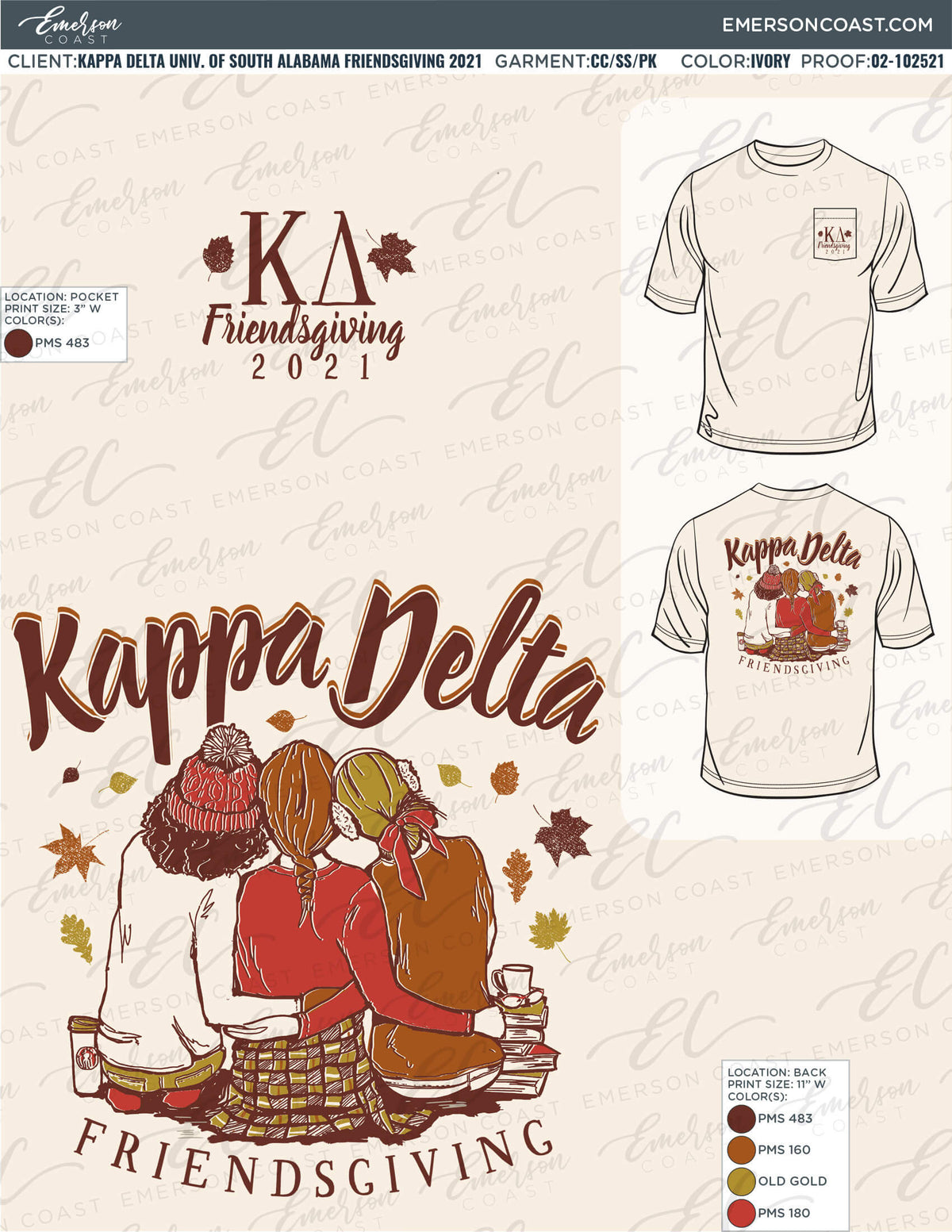 02-102521 Kappa Delta University of South Alabama Friendsgiving 2021