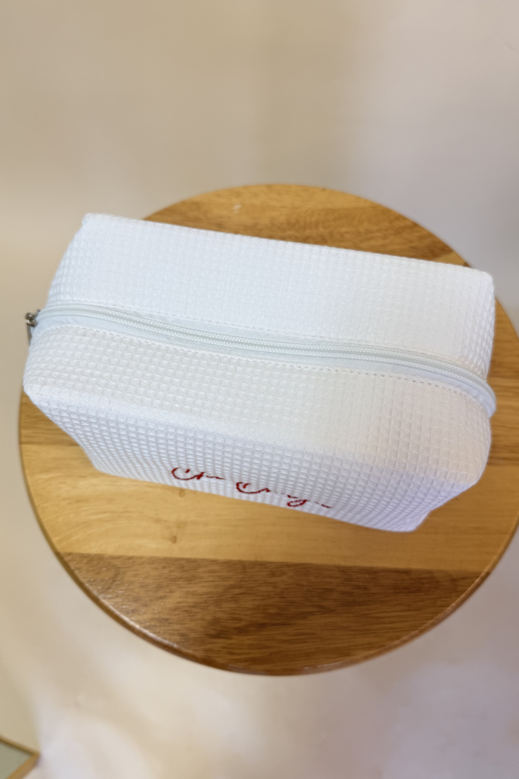 Chi Omega Waffle Cosmetic Bag