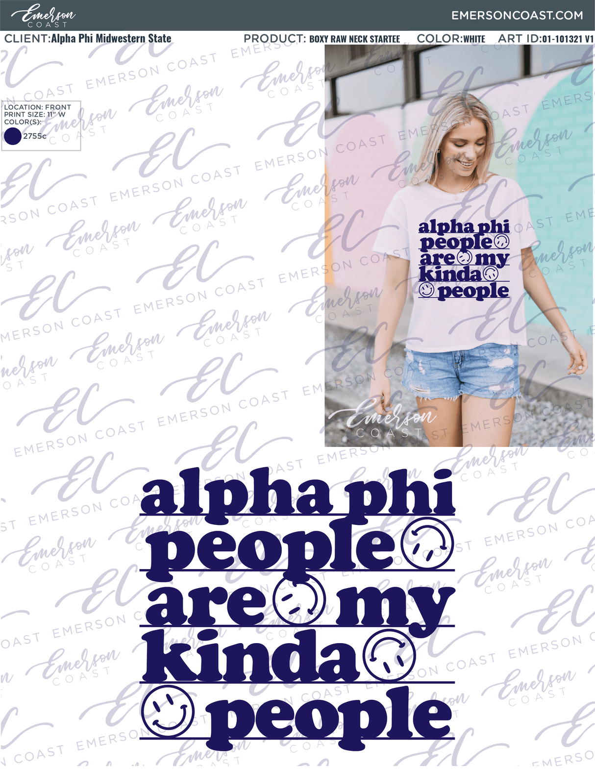 01-101321 Alpha Phi Midwestern State University Smiley 2021-01