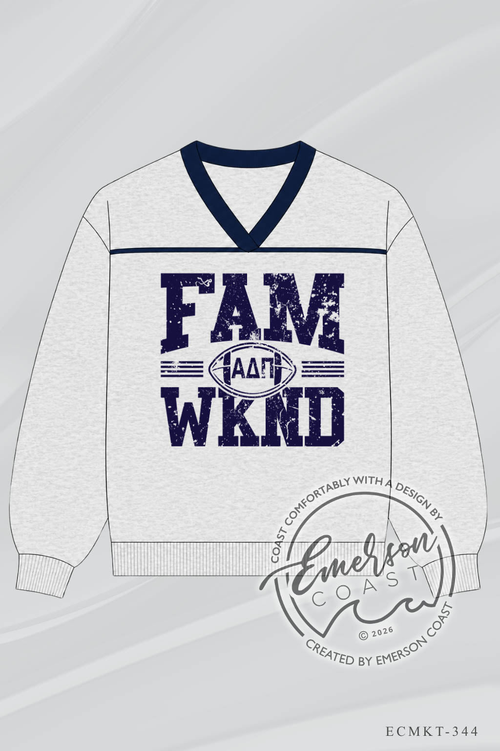 ADPI Fam Wknd Grey Sideline Pullover