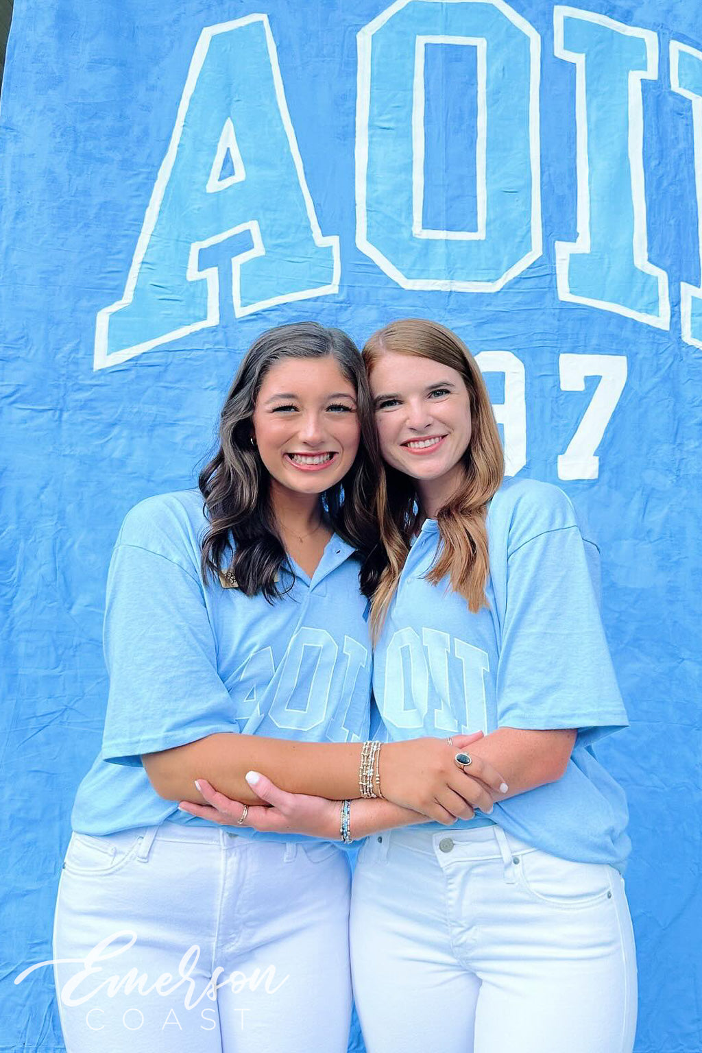 Alpha Omicron Pi Huntingdon College Light Blue Recruitment Henley